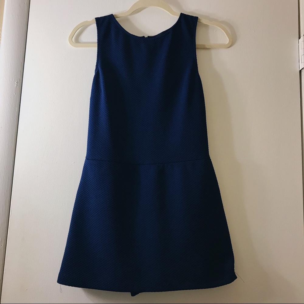 Navy Blue Romper - Picture 2 of 4